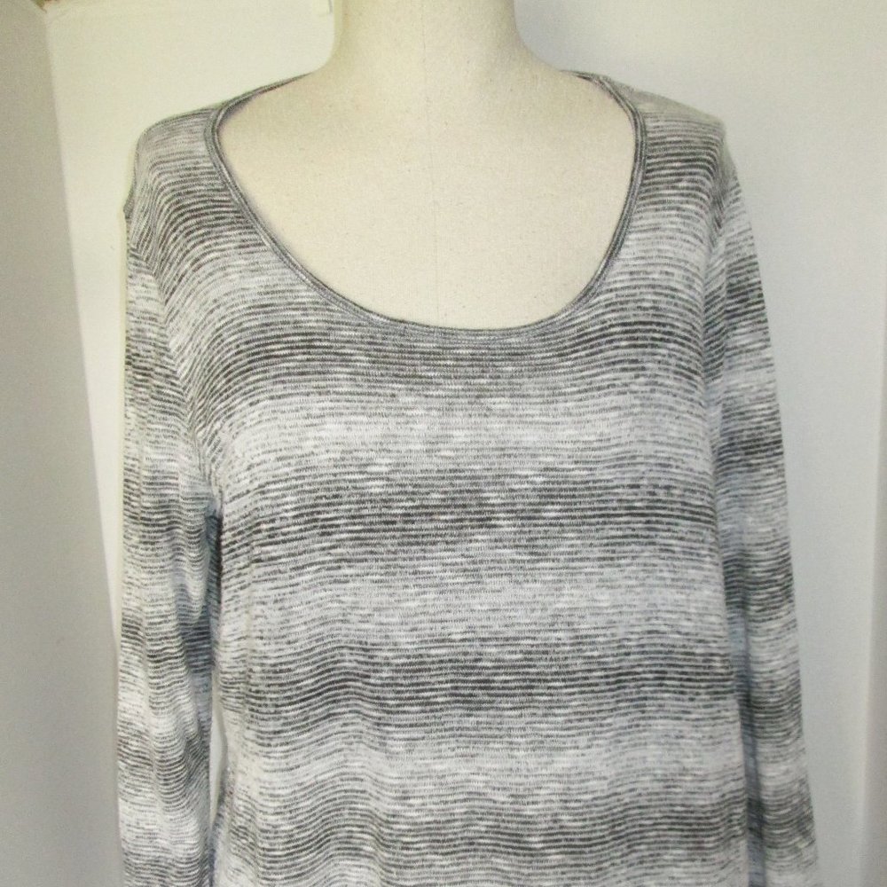 One World Tunic Gray XL Lace Trim